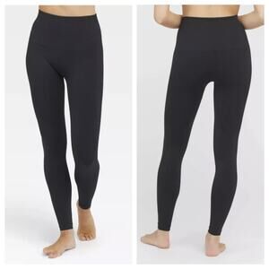 Assets By Spanks Women's Plus Size Shaping Leggings Black Size 1X